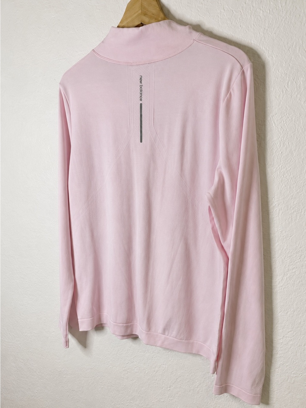 NWT New Balance 1/4 Zip Athletic Pullover Pink XL Running Golf Tennis Workout - Picture 8 of 11